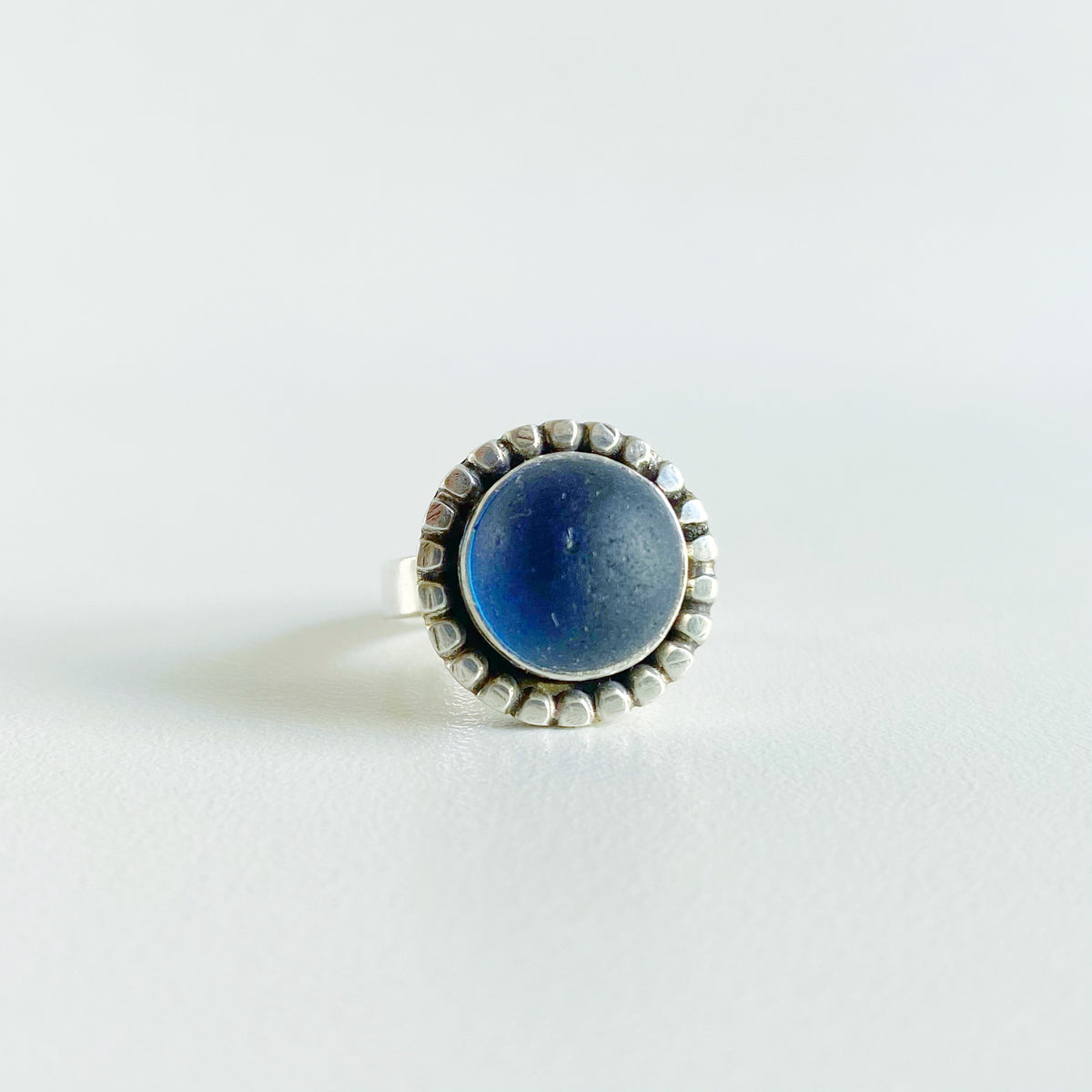 Deep blue sea Marble Sea Glass Ring – this tiny ocean