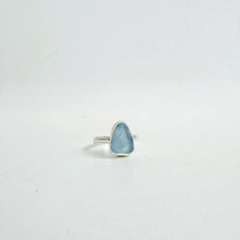 Small Cornflower Sea Glass Ring