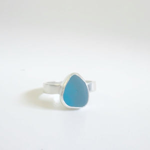 Turquoise Kiss Sea Glass Ring