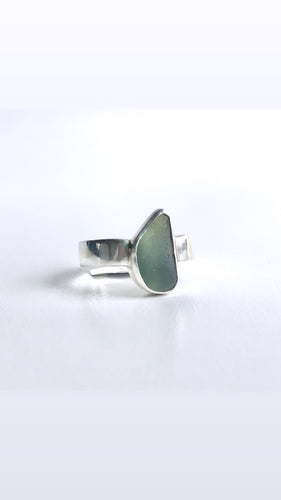 Olive Sea Glass Ring